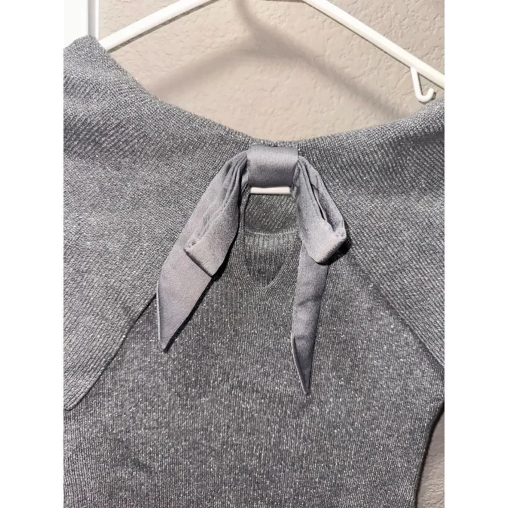 White House Black Market Bow Sweater